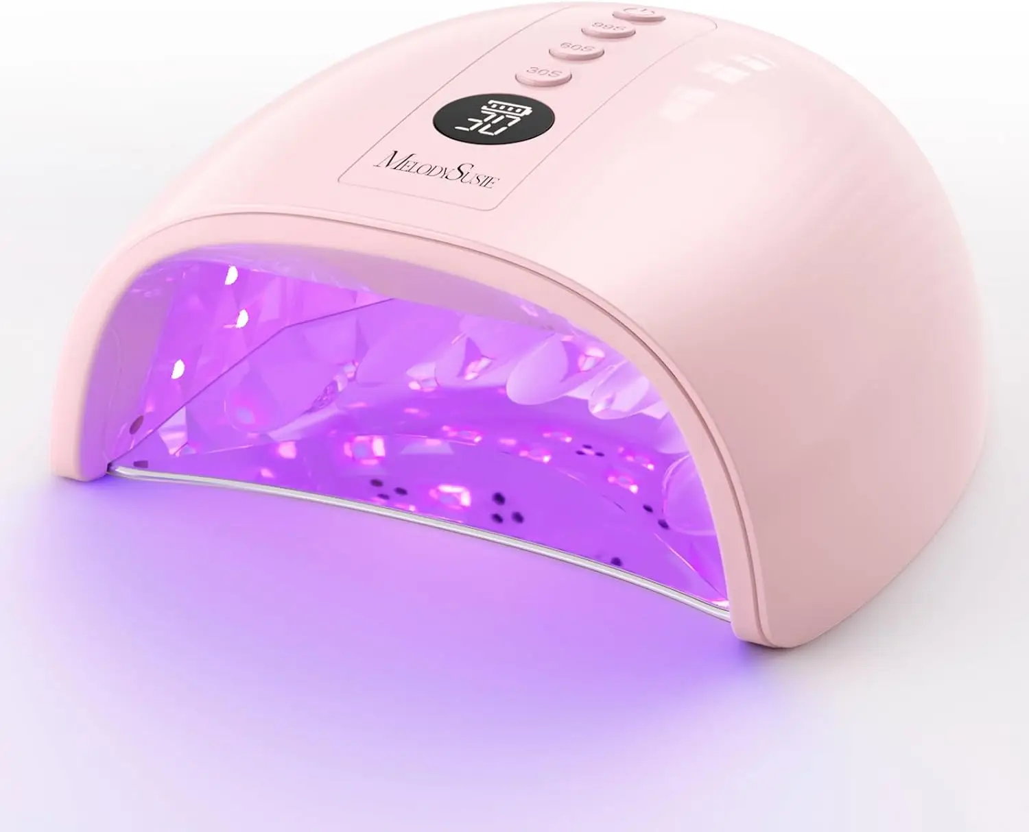 Professional Cordless UV Nail Lamp with Metal Base, Smart Sensor for Fast Curing All Hard Gels at Home or Salon