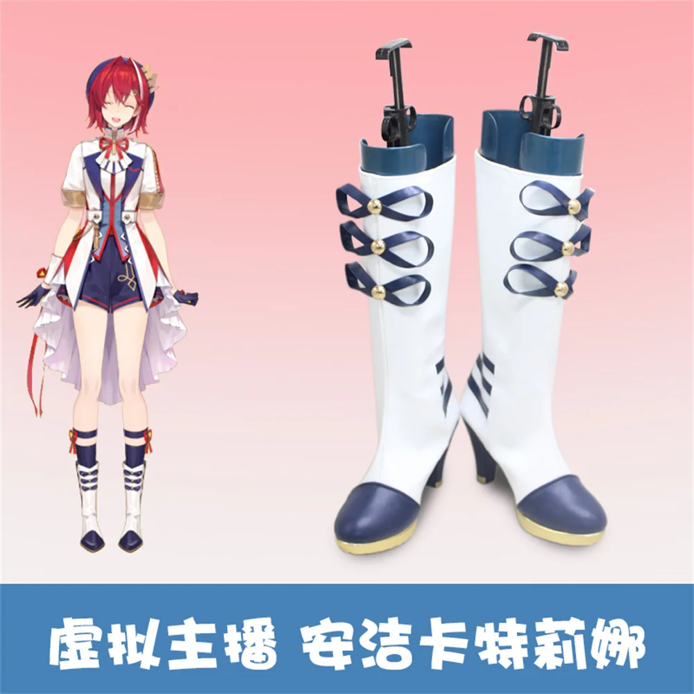 Virtual YouTuber Vtuber hololive  Rize Heruesuta Lize Heles Cosplay Shoes Boots Game Anime Halloween Christmas RainbowCos0 W2733