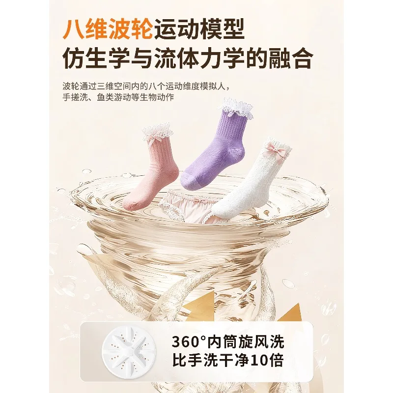 

Портативная мини-мойка и сушилка для двойной ванны — компактная для носков и нижнего белья