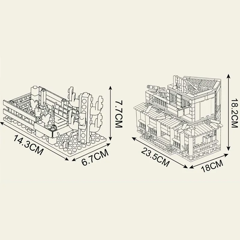 모듈식 건물 와일드 웨스트 살룸 몰드 킹 24072 바 선술집 모델, 빌딩 블록 브릭 퍼즐 장난감, 어린이 선물, 800PCs