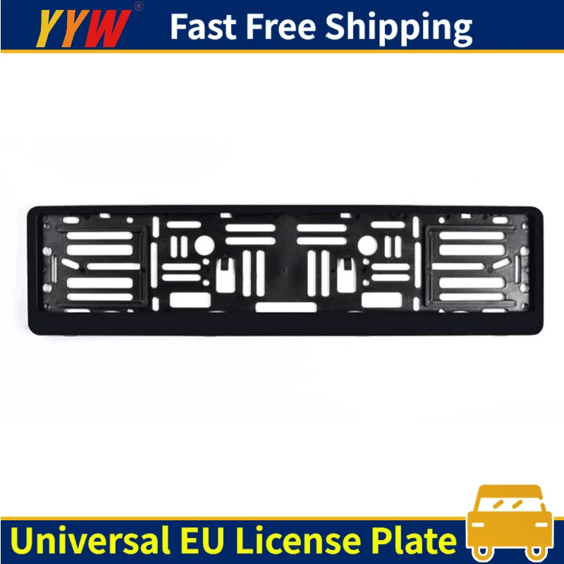 

Universal EU License Plate Tag Holder Mounting Adapter Bumper Frame Bracket Licence Plate Bracket Anti-corrosion Car Accessories