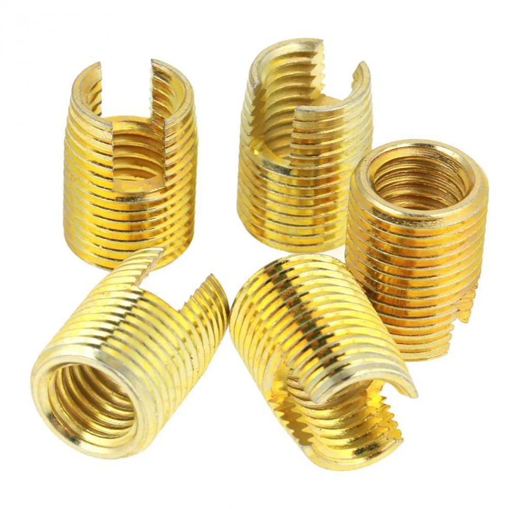 طقم تصليح خيط برغي من الفولاذ الكربوني 50 قطعة سهل التركيب للمنتجات الإلكترونية لآلات الأعمال البلاستيكية الهندسية