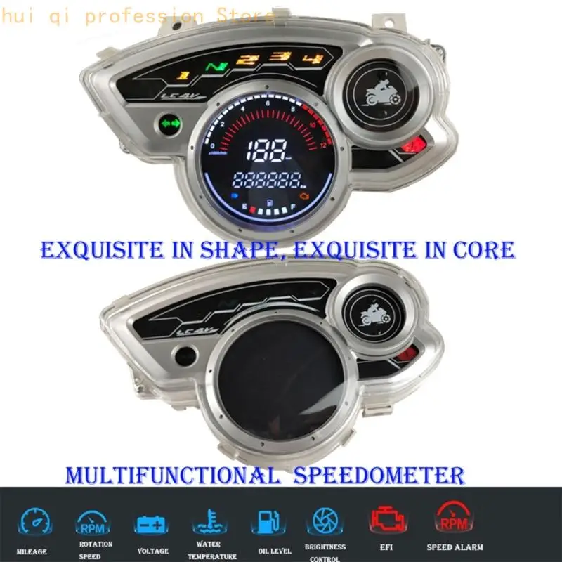 Erweiterte Dashboard LCD Instrument Cluster Tachometer Geschwindigkeit Gauge Für X1R 135 Mit Präzise Geschwindigkeit – Detail 3