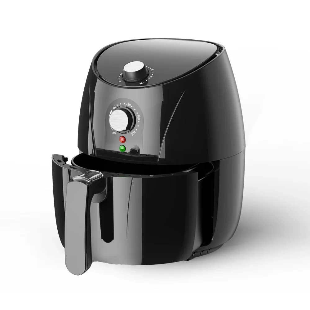 

2024 New Air Fryers Smokeless Electric No Oil Toast Deep Fryer Wholesale Popular 3.5l Black Plastic Mechanical Air Fryer