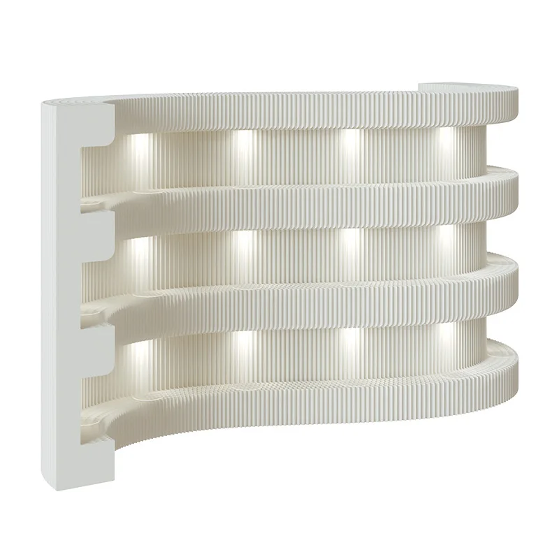 

Light glow paper wall screen, high partition background wall, spotlight storage, foldable mobile