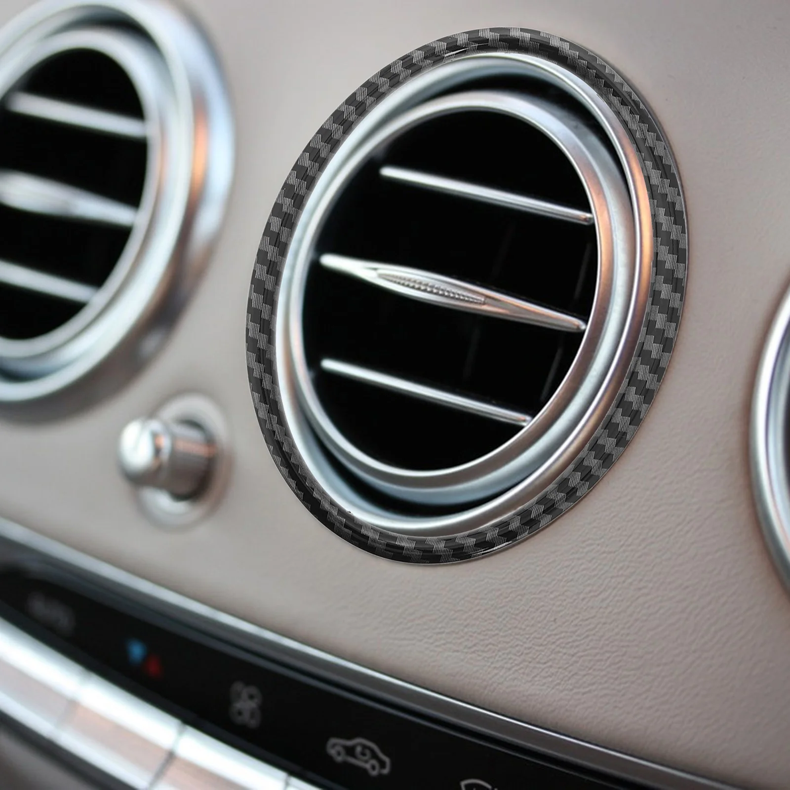 

Compatible For Focus Decorative Air Conditioning Covers Bright Durable Abs Material Easy Install Elegant Interior