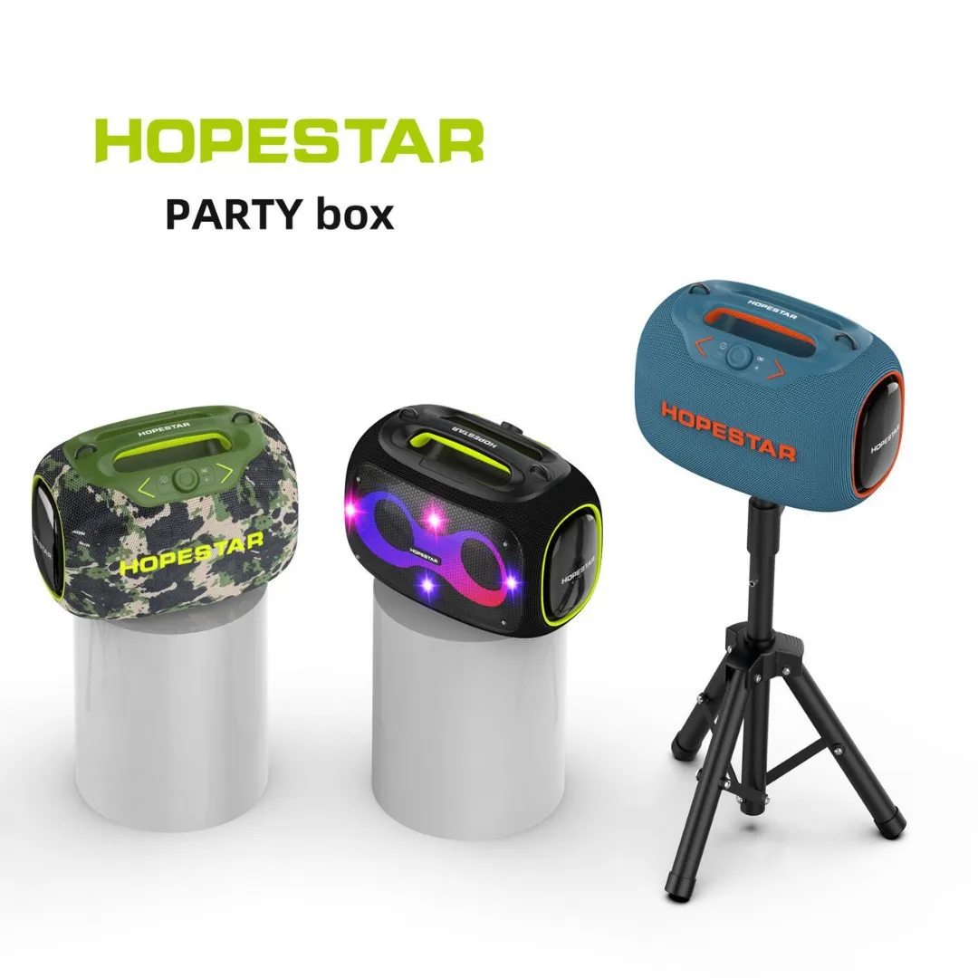 

PARTYBOX High Power For Bluetooth Outdoor Wireless Speaker RGB Microphone Stand DeepBass Feature Memory Card Access For Sta