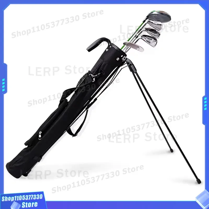 Foldable Golf Bag Portable with Club Holder Ball Pocket 80x20x60cm Travel Carry Case for Men Women Outdoor Sport Equipment