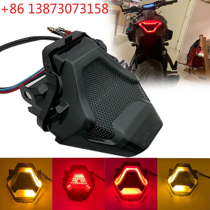 

For YAMAHA MT-07 MT07 MT-03 MT03 MT-25 YZF R3 R25 2013-2020 2019 Motorcycle LED Taillight Brake Rear Turn Signal Lamp Tail Light