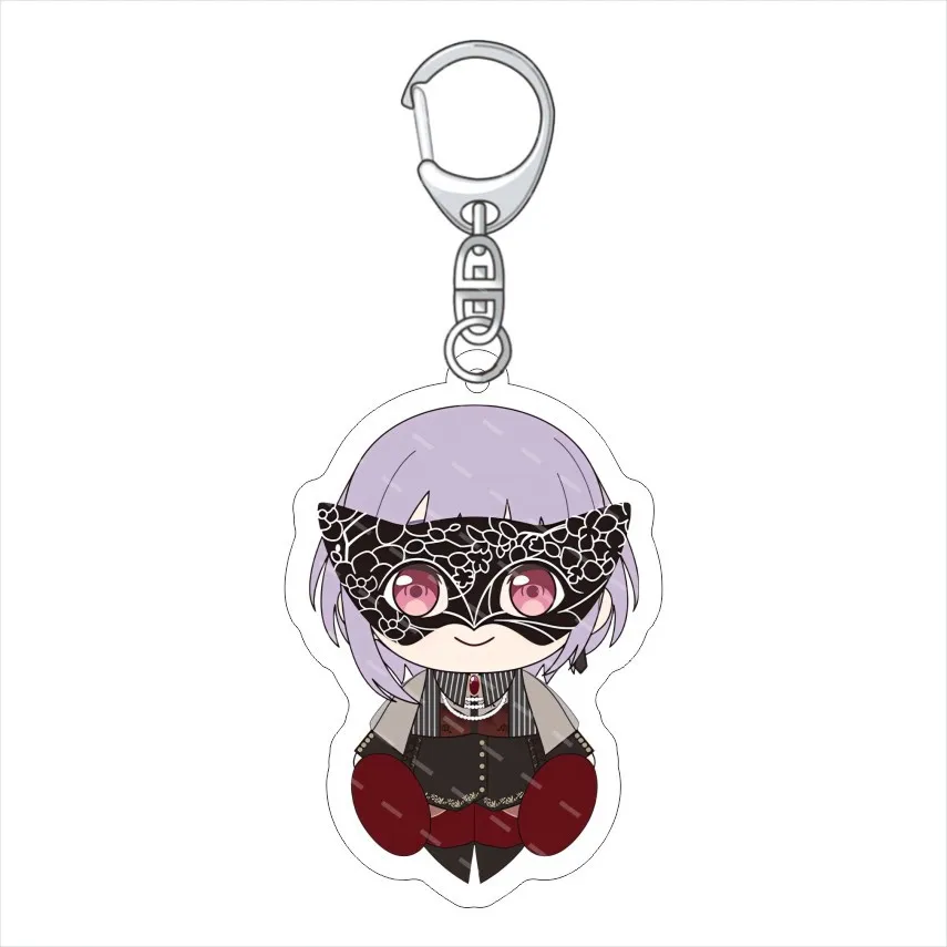 حلم أنيمي بانج الجديد! Ave Mujica 6 سنتيمتر ساكيكو توغاوا توموري تاكاماتسو أويكا ميسومي كانام راانا سلسلة مفاتيح مصنوعة من الأكريليك هدية الكريسماس