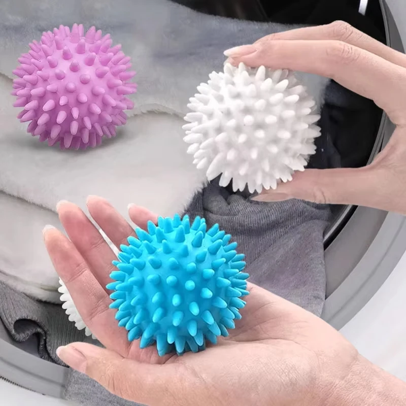 4pcs Dryer Ball Reusable Laundry Ball Washing Machine Drying Fabric Softener Ball for Home Clothe Cleaning Tool Accessrices