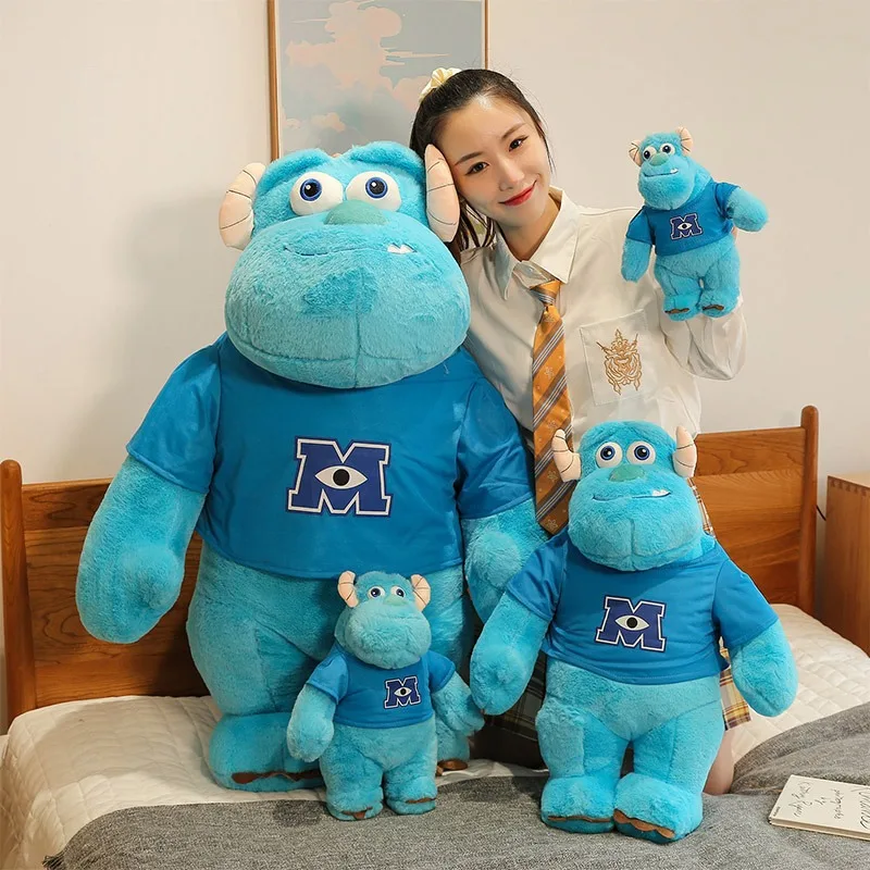 23/30cm Kawaii Sulley Disney Monsters Inc Plush Toys Cute Pixar Stuffed Dolls Anime Animals for Boy Birthday Gift for Girlfriend