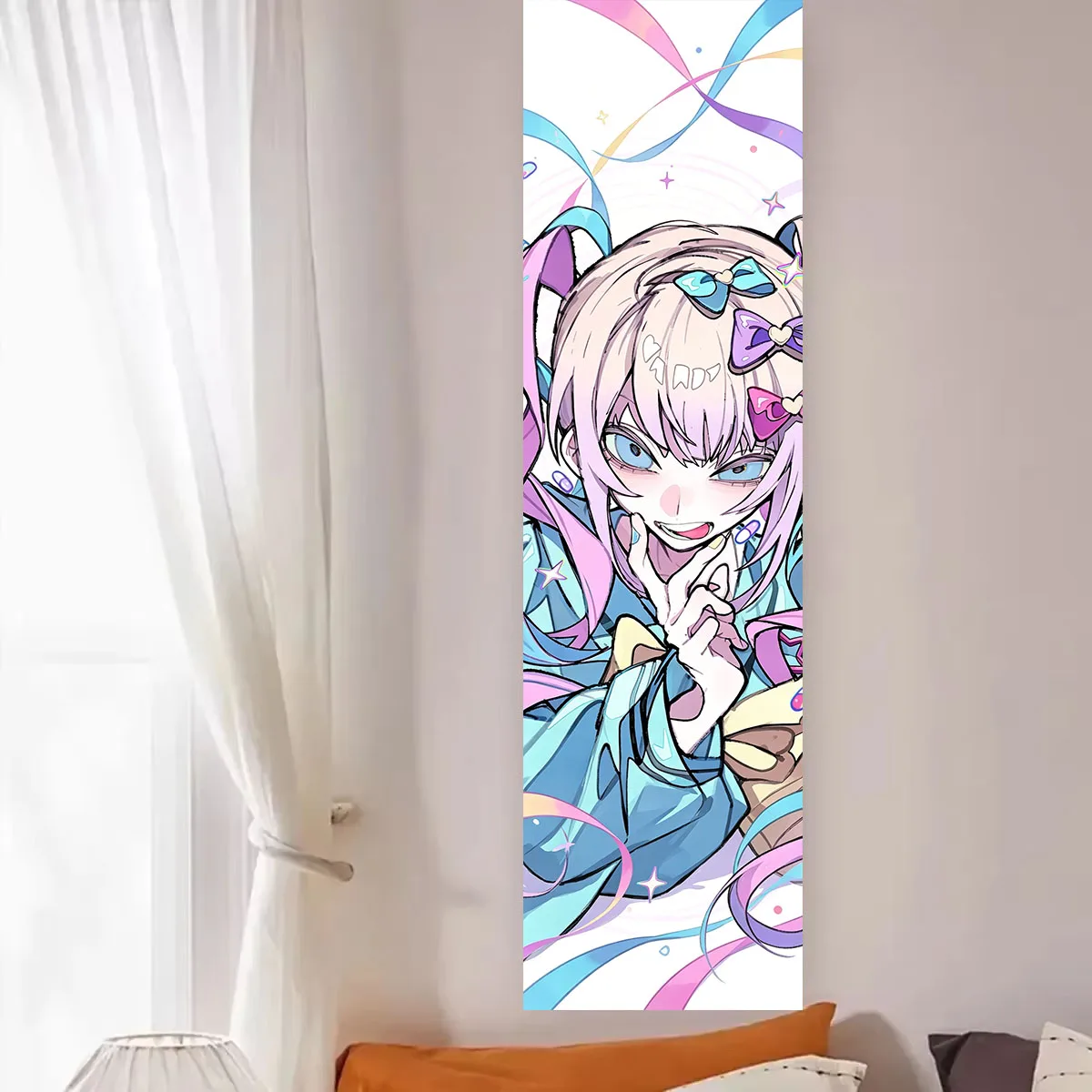 Needy Streamer Overload Kangel Wall Tapestry Angel Girl Tapestry Party Bedroom House Living Room Decor Room Necessaires Stuff