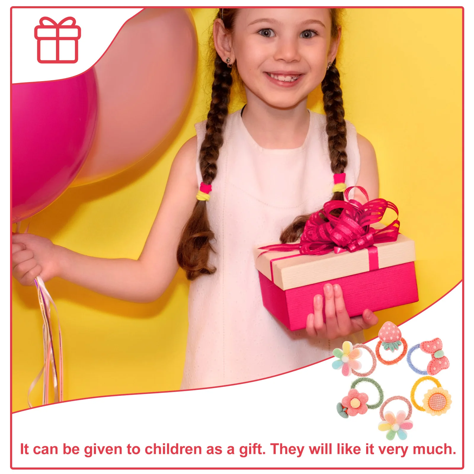 

20Pcs Toddler Hair Clips Bowknot Flower Shape Hairpins Soft Comfortable for Girls Daily Wear Party Photo Props