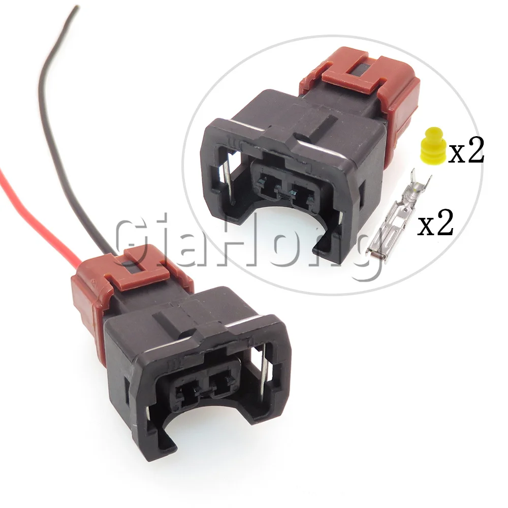 

1 Set 2 Ways Starter Auto Accessories Car Electrical Connectors PB185-02326 Auto Knock Sensor Waterproof Wire Socket