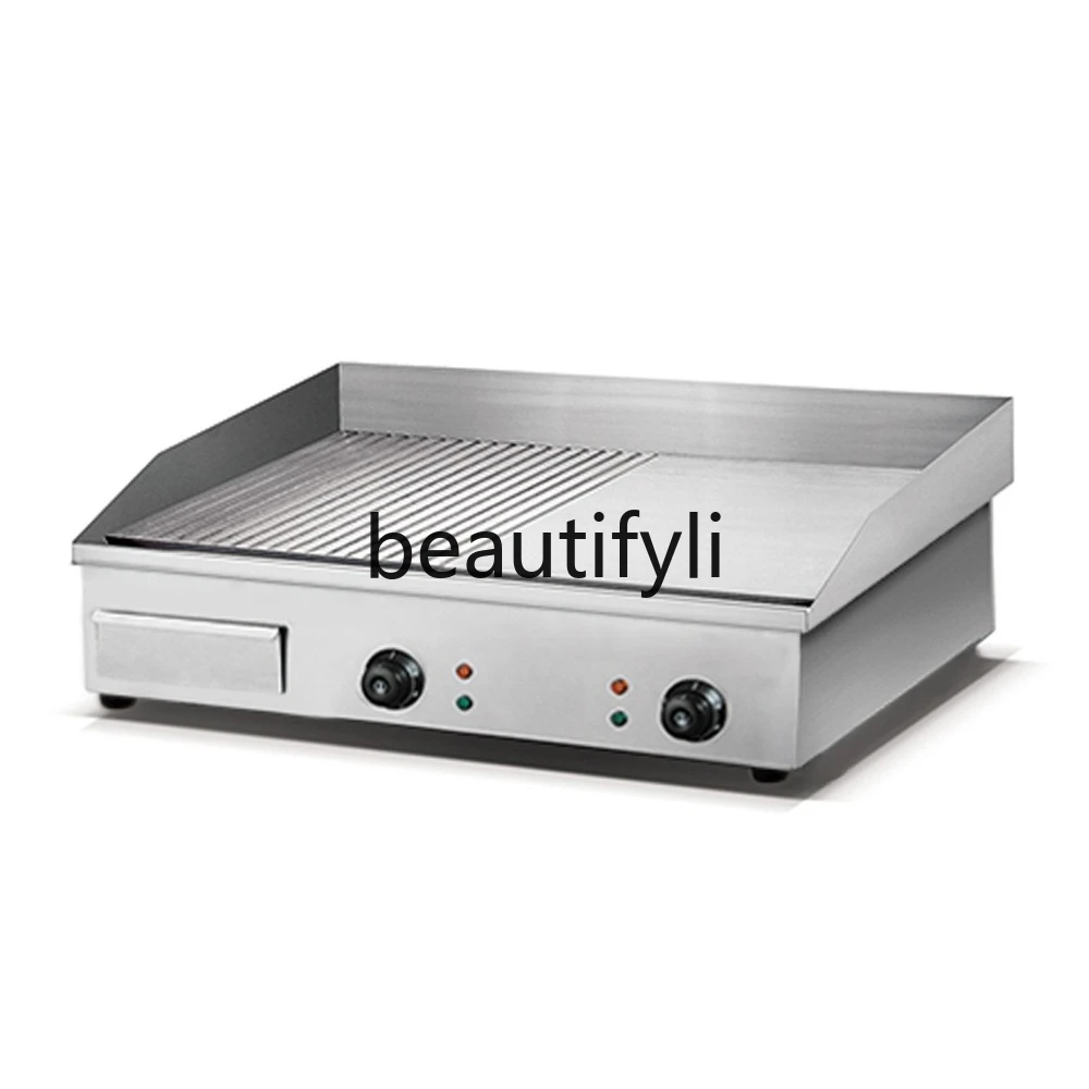 شواية مسطحة كهربائية لسطح المكتب، شواية الممر، المعكرونة الباردة، الفطائر، تيبانياكي، مقلاة كهربائية