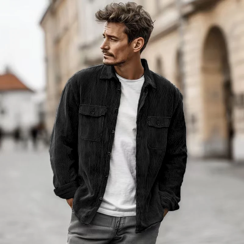 قمصان رجالية سريعة الجفاف بأكمام طويلة قمصان بلون واحد قمصان عمل البضائع سترات ذات قشرة ناعمة للرجال وصلت حديثًا غير رسمية مريحة #6