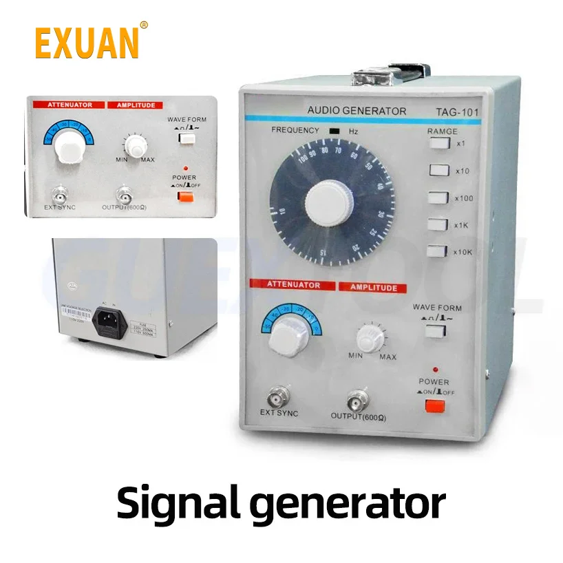 

TAG-101 Audio Signal Generator Low Frequency Signal Source Audio Signal Source Low Frequency Signal Generator AC100-240V