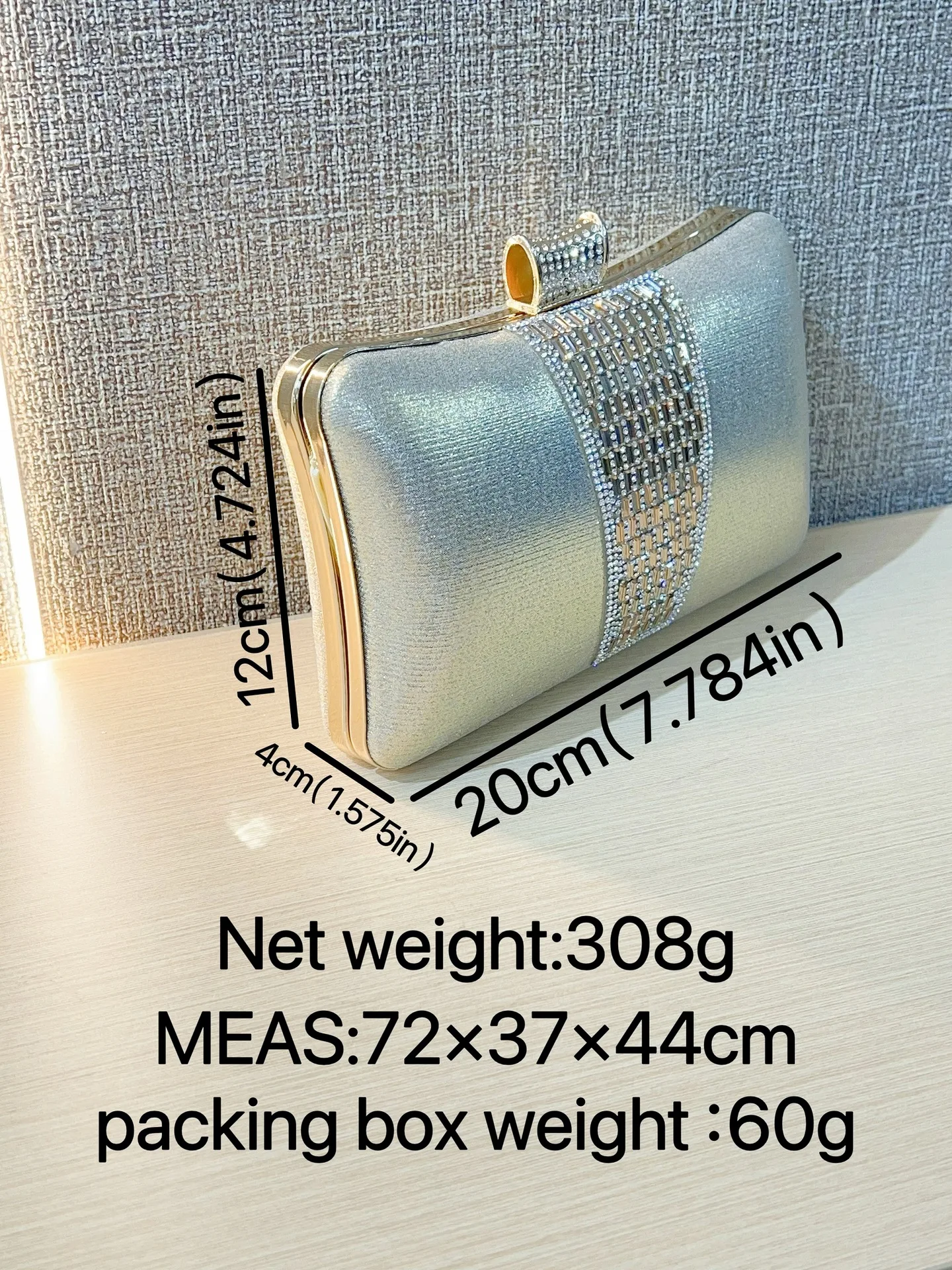 حقيبة عشاء المشاهير الفاخرة الخفيفة مأدبة حقيبة ساعي الراقية حقيبة يد نسائية متعددة الاستخدامات Pochette Soirée فام Mariage #6