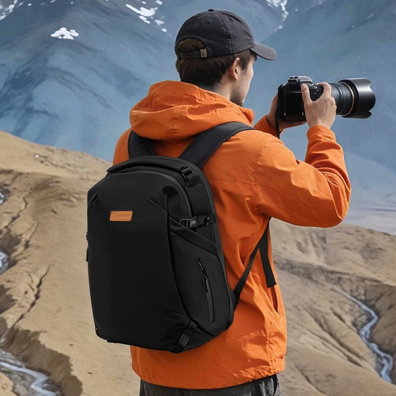 Large Capacity Camera Backpack for DSLR/SLR/Mirrorless Camera Waterproof Photography Bag with Tripod Holder & Laptop Compartment
