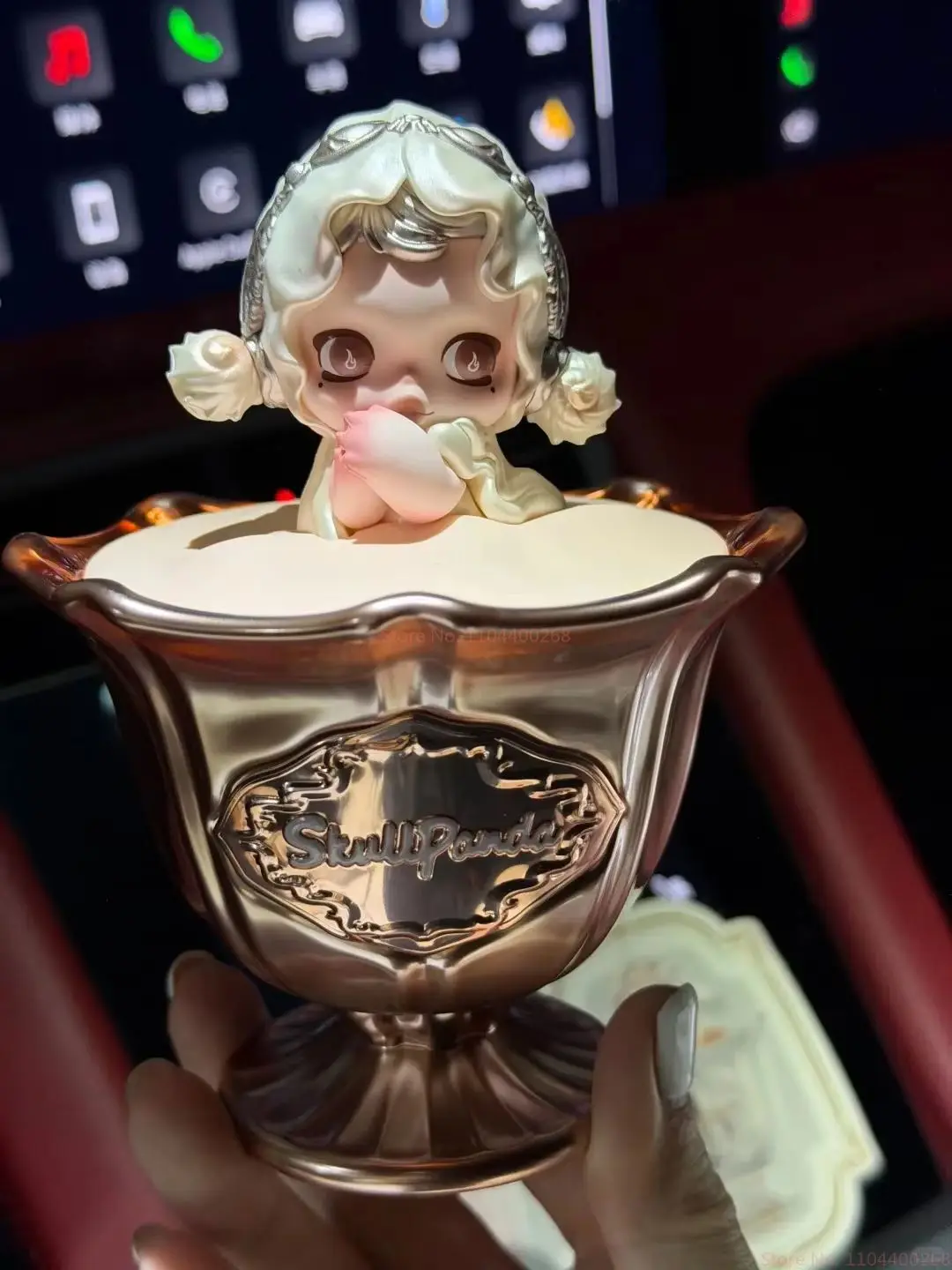 حقيقية البوب مارت جديد Skullpanda عيد يبدأ سلسلة شمعة معطرة صندوق أعمى غرفة الديكور هدايا عيد الميلاد المميزة #6