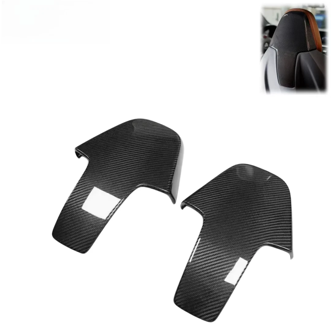 Dry carbon fiber car interior seat cover. Sport design for  G80 M3 and G82 M4 models from 2021 and onwards.