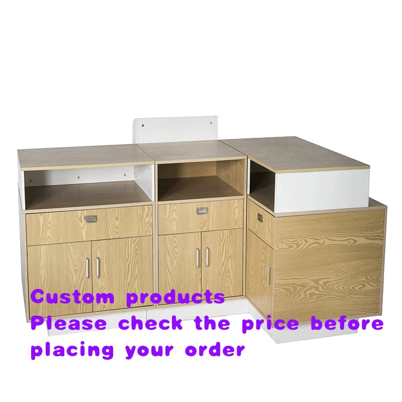 custom.Custom Oem China Supermarket Checkout Counter Sale /wooden Checkout Counters