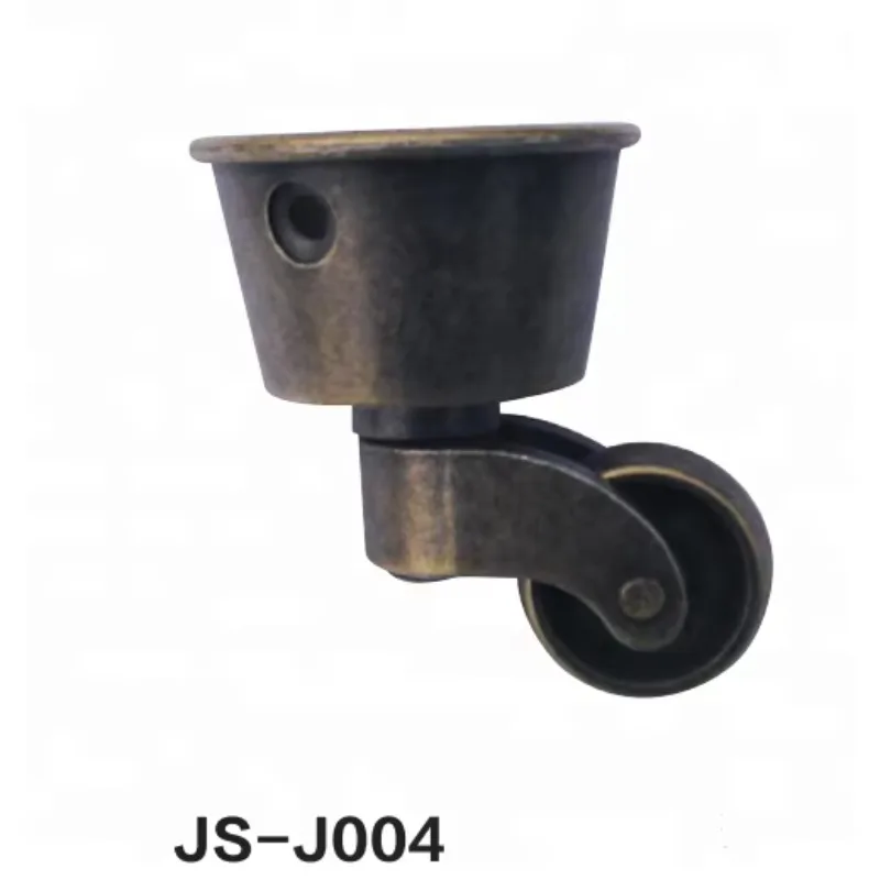 Zinc alloy antique brass chair casters furniture casters