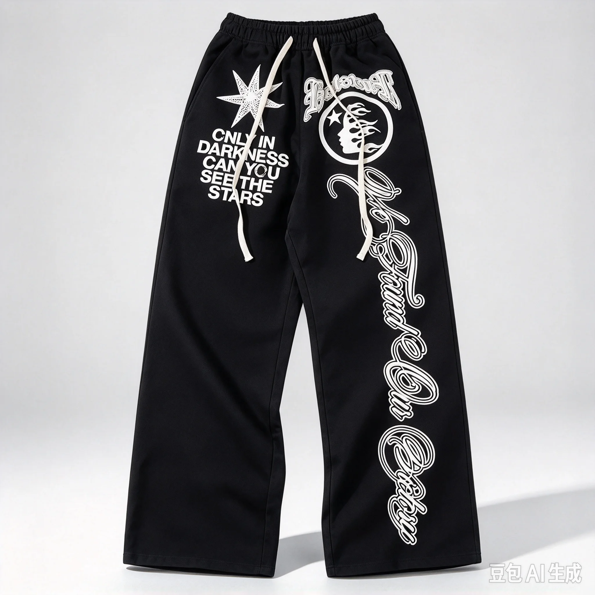 2026 Spring/Autumn American Sweatpants Y2K Pants Men Kid Gothic Hip Hop Letter Design Baggy Elastic Waist Jogging Casual Pants