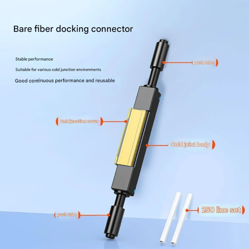 Fast Connecting Fiber Opticals Tool With Low Insertion Loss Multiple Mode Single Mode Compatibility Lightweight Design F19E