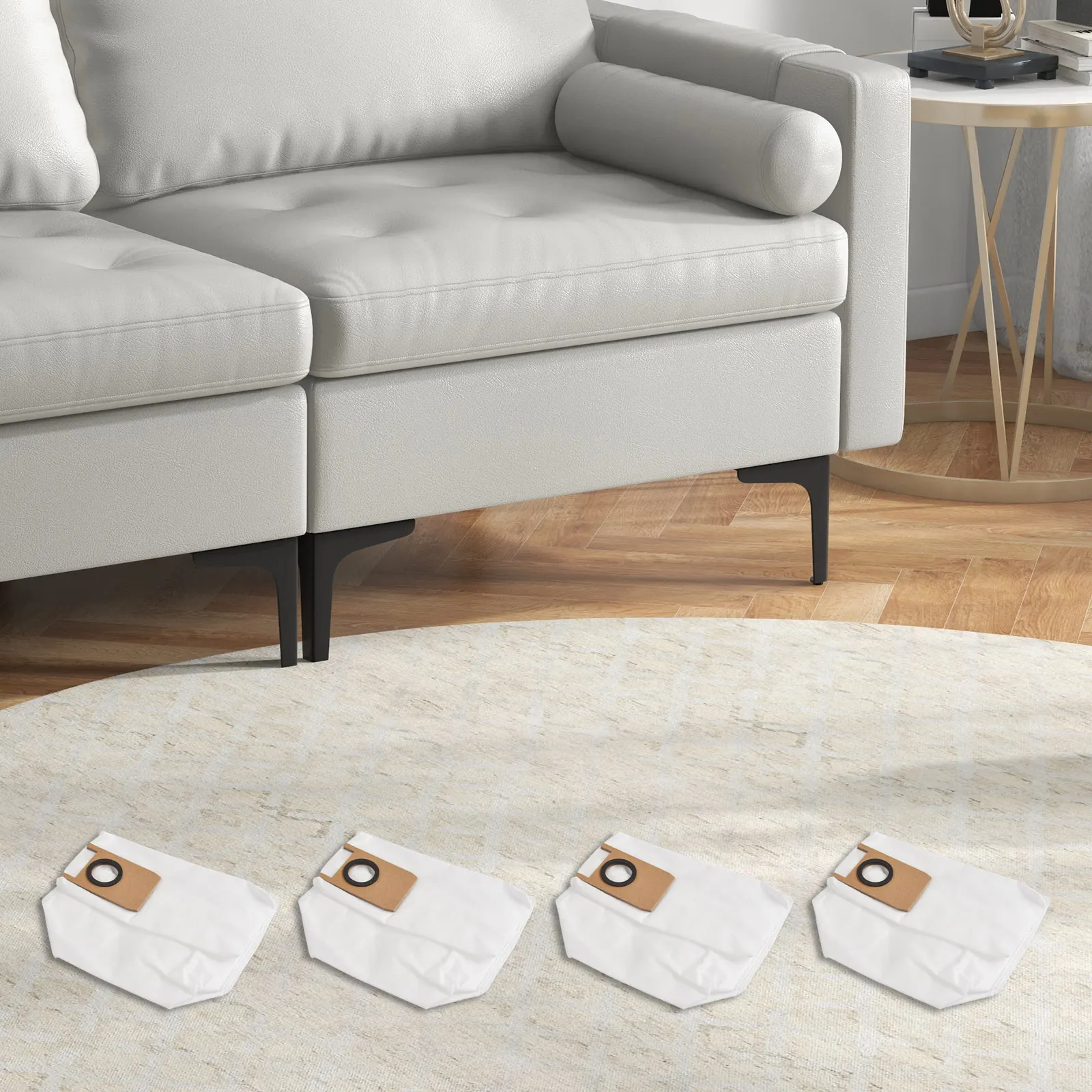 Acessórios de saco de pó de substituição feitos para robô aspirador de pó eufy e20 design não tecido de grande capacidade em pacotes de qualquer tamanho