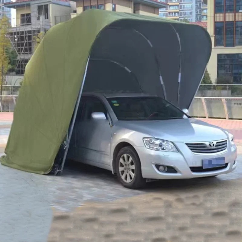 

semi-automatic Sunshade Windproof Car Parking Easy Folding Car Tent