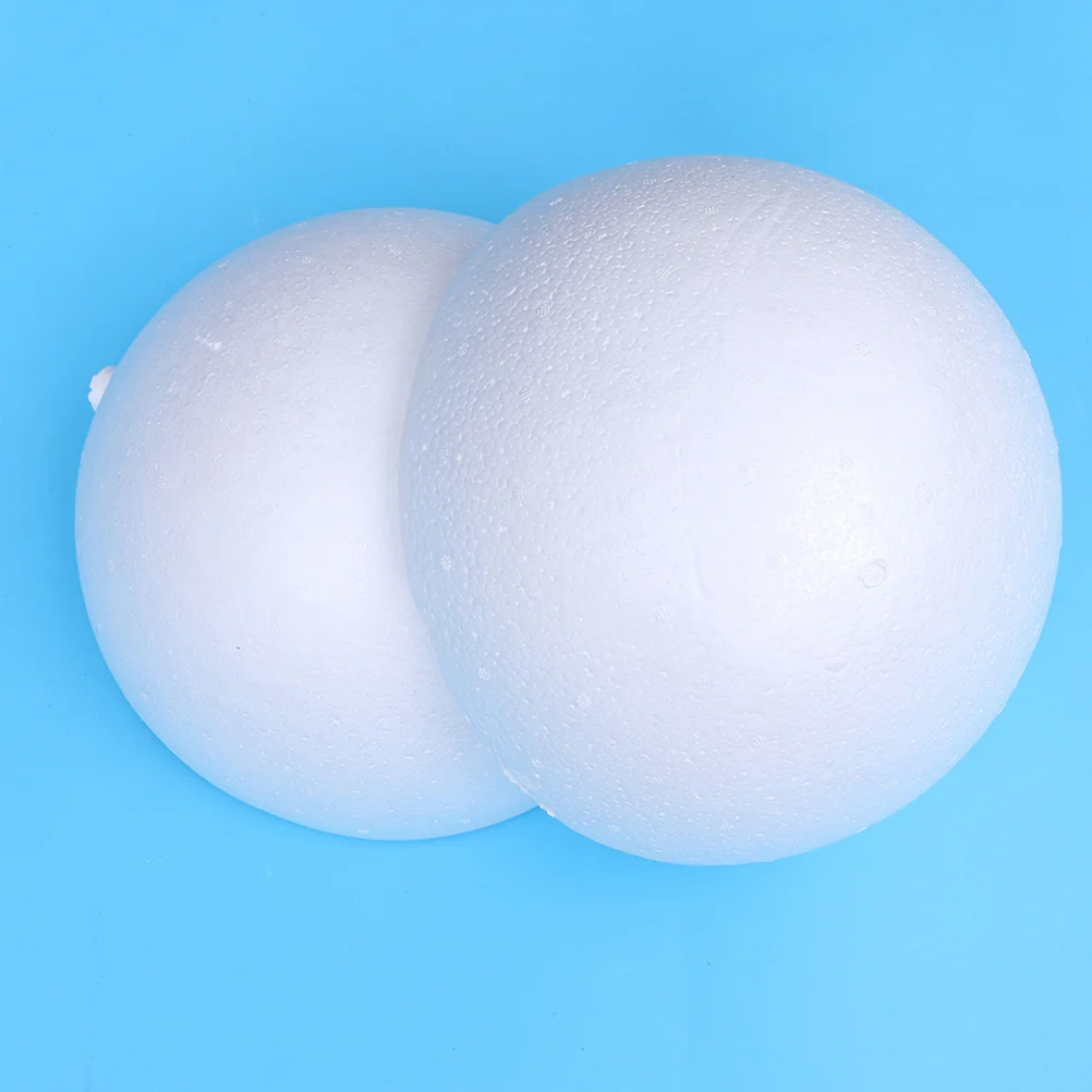 

3pcs 5Cm White Craft Half Balls Decor Diy Ball For Wedding Christmas Hollow Ball Diy Projects Hollow Half Spheres