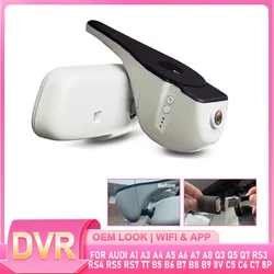 Hidden Plug and play Car DVR HD Dash Cam For Audi a1 a3 a4 a5 a6 a7 a8 q3 q5 q7 rs3 rs4 rs5 rs7 tt b5 b6 b7 b8 b9 8v c5 c6 c7 8p