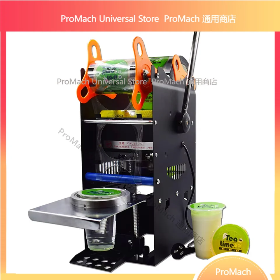 Factory direct sales high-speed manual beverage sealing machine white/black plastic water/cup/bottle beverage packaging