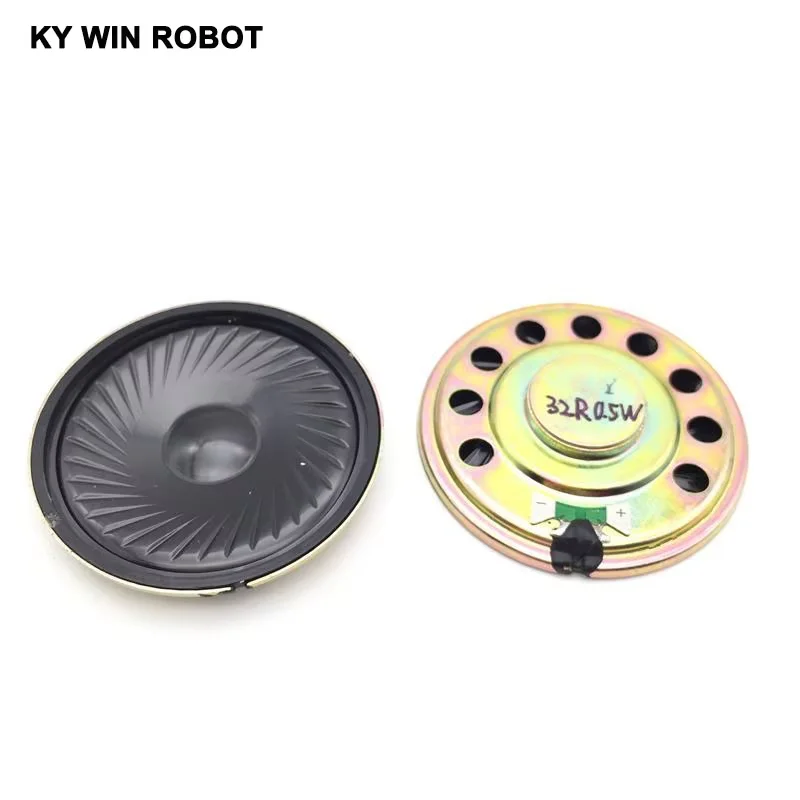 2 ピース/ロット新しい超薄型スピーカー 32 オーム 0.5 ワット 0.5 ワット 32R スピーカー直径 50 ミリメートル 5 センチメートル厚さ 9 ミリメートル
