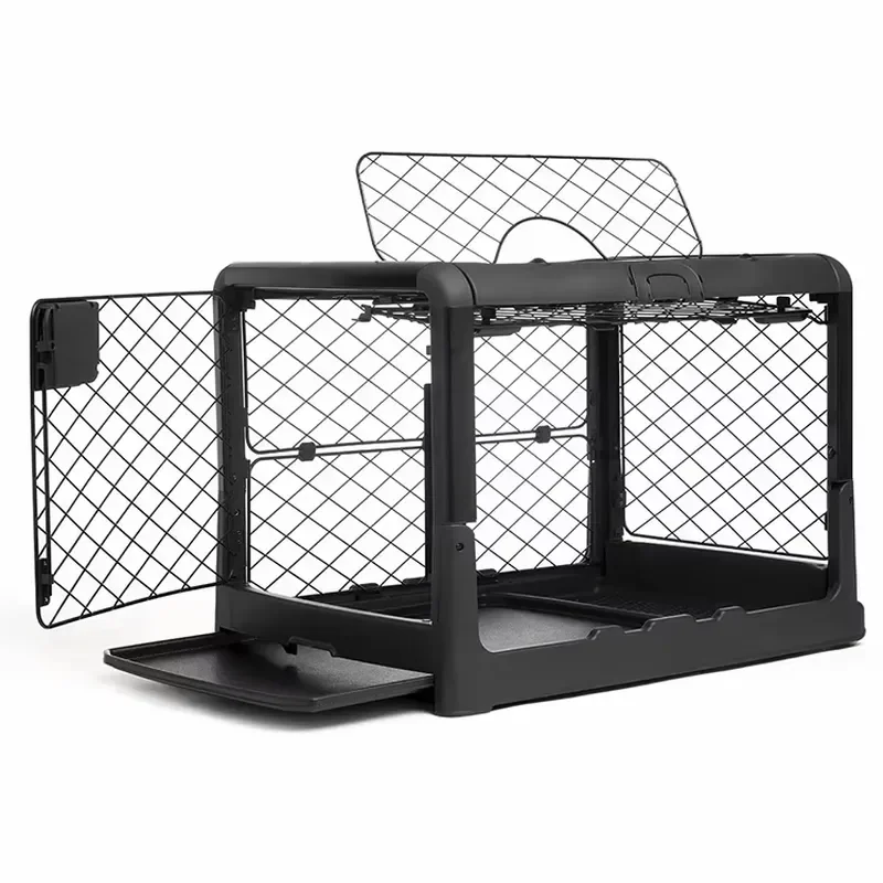Collapsible Portable Breathable Solid Pattern Travel Dog House Large Dog Kennel for Outdoor & Indoor Use