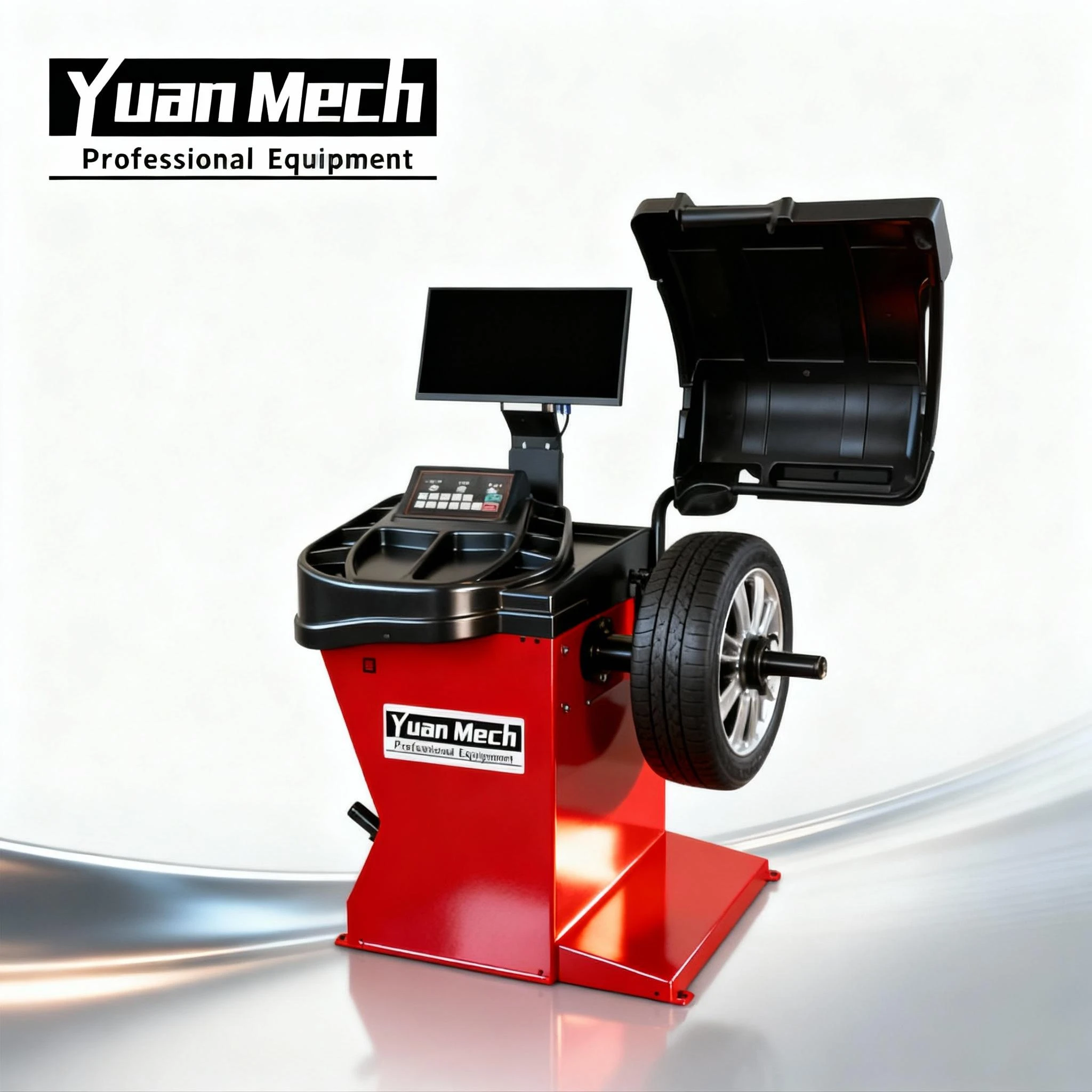 Laser Electrical Magnet Brake Wheel Balancer, Automatic Tyre Balancing Machine, Garage Equipment for Tire Workshop Alignment