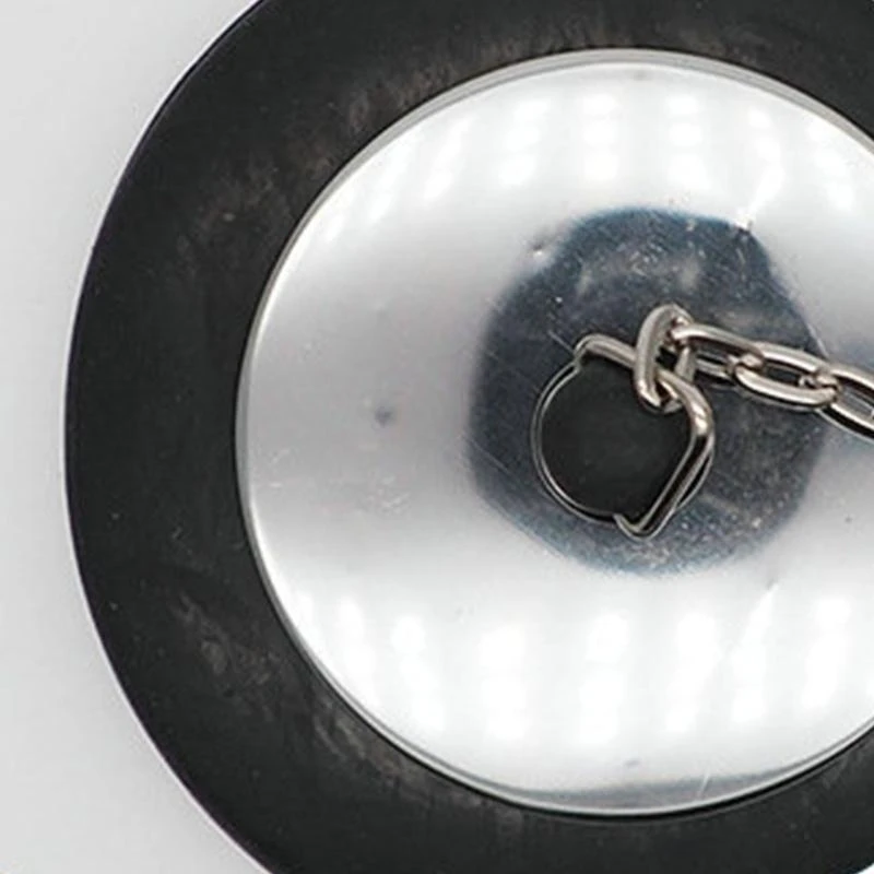 Filtro e rolha para pia cozinha, plugue drenagem, cesta pia com centro metal