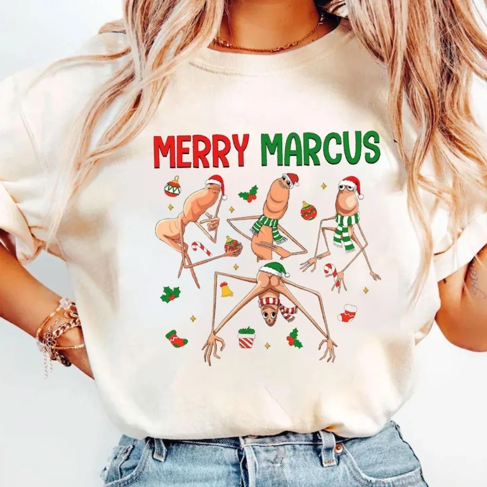 Marcus The Worm Sweatshirt for Women Men Unisex Tops I Don't Like This Rock Marcus The Worm T-shirt Merry Christmas Xmas Gifts