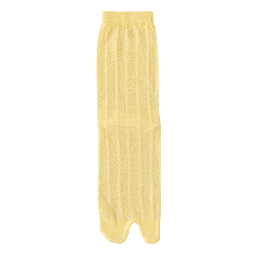 

Fashion Sweet Two Toe Socks Breathable Simple Mid-calf Mesh Socks Women Hosiery Split Toe Tube Socks Daily