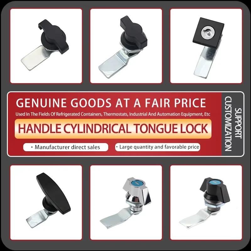 

Zinc Alloy Multi Specification Cabinet Electrical Box Electrical Cabinet Door Equipment Handle Cylindrical Tongue Lock