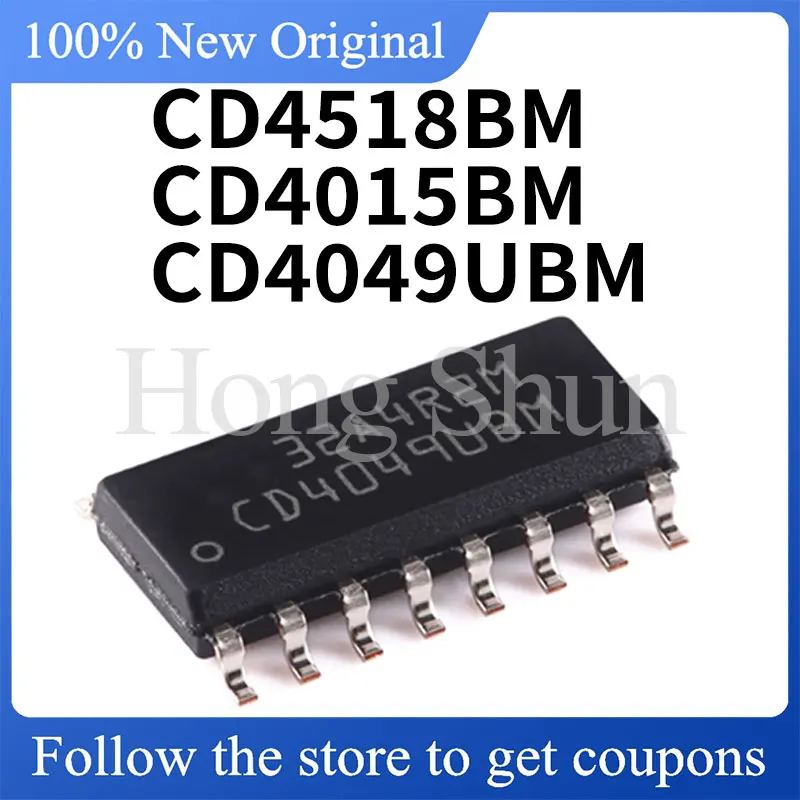 

5PCS NEW CD4049UBM CD4518BM CD4015BM quality assurance