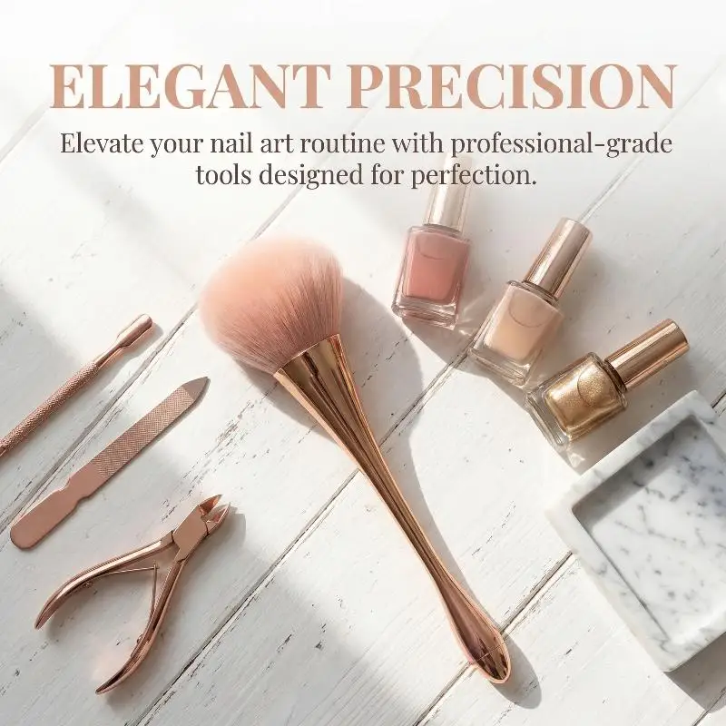 Novo Pincel para Nail Art, Pincel para Remoção de Pó, Pincel de Beleza para Manicure, Pincéis para Blush e Pó, Acessórios de Gel para Unhas, Ferramentas de Unhas Elegantes