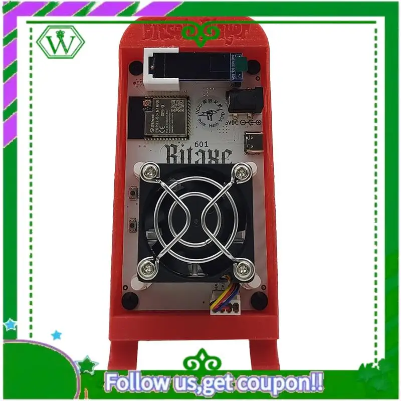 

Надежный майнер Bitcoins Bitaxe Gamma601 1,2TH/S Solo Miner BM1370 Asic Chip 2,4G Wi-Fi открытая система 18 Вт BTC Crypto Miner