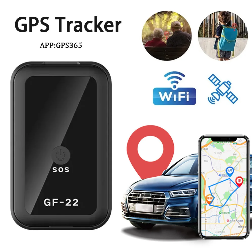 

GPS365 GF22/GF21 Magnetic GPS Tracker with 15 IMEI 2G Car GPS Locator Anti-Lost Tracking Device APP Phone Wifi LBS Dropshipping