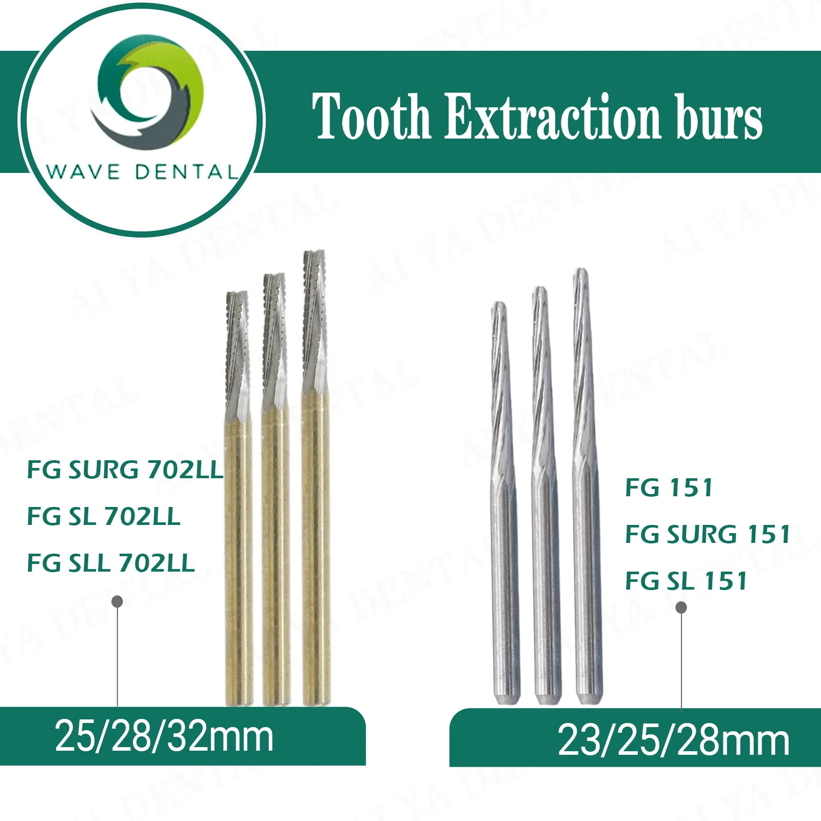 FG 1.6 موجة أزيز الأسنان عالية السرعة كربيد التنغستن الحفر FG 702LL طب الأسنان الفراولة ل قبضة يد بسرعة عالية أداة طبيب الأسنان #1