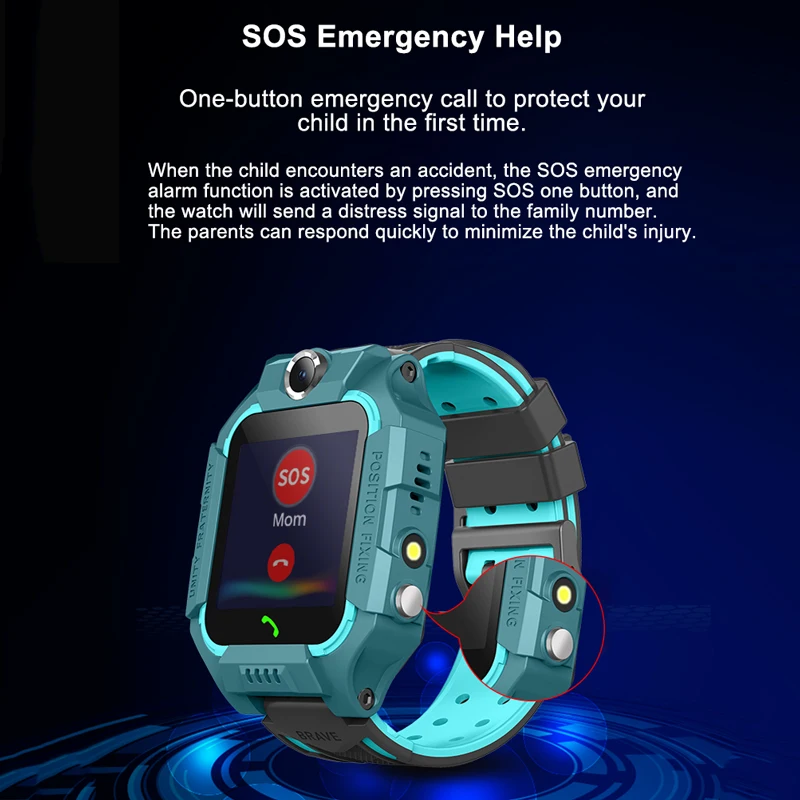 2026 New Kids Smart Watch SOS Call Camera LBS Positioning Two Way Call Voice Chat Long standby time Children Watch Clock Gifts
