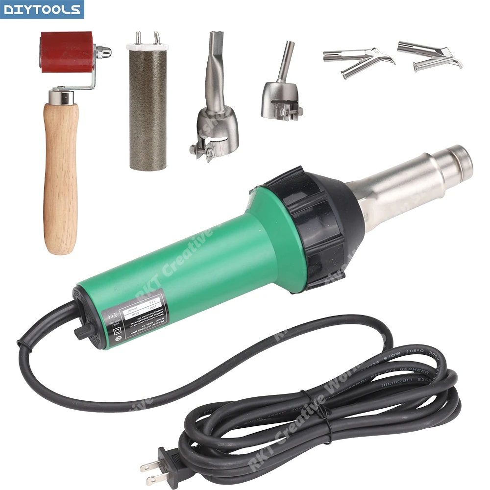 

1600W High-Power Hot Air Plastic Welding Gun Set Industrial-Grade Industrial For Welding PVC Flooring Plastic Processing Install