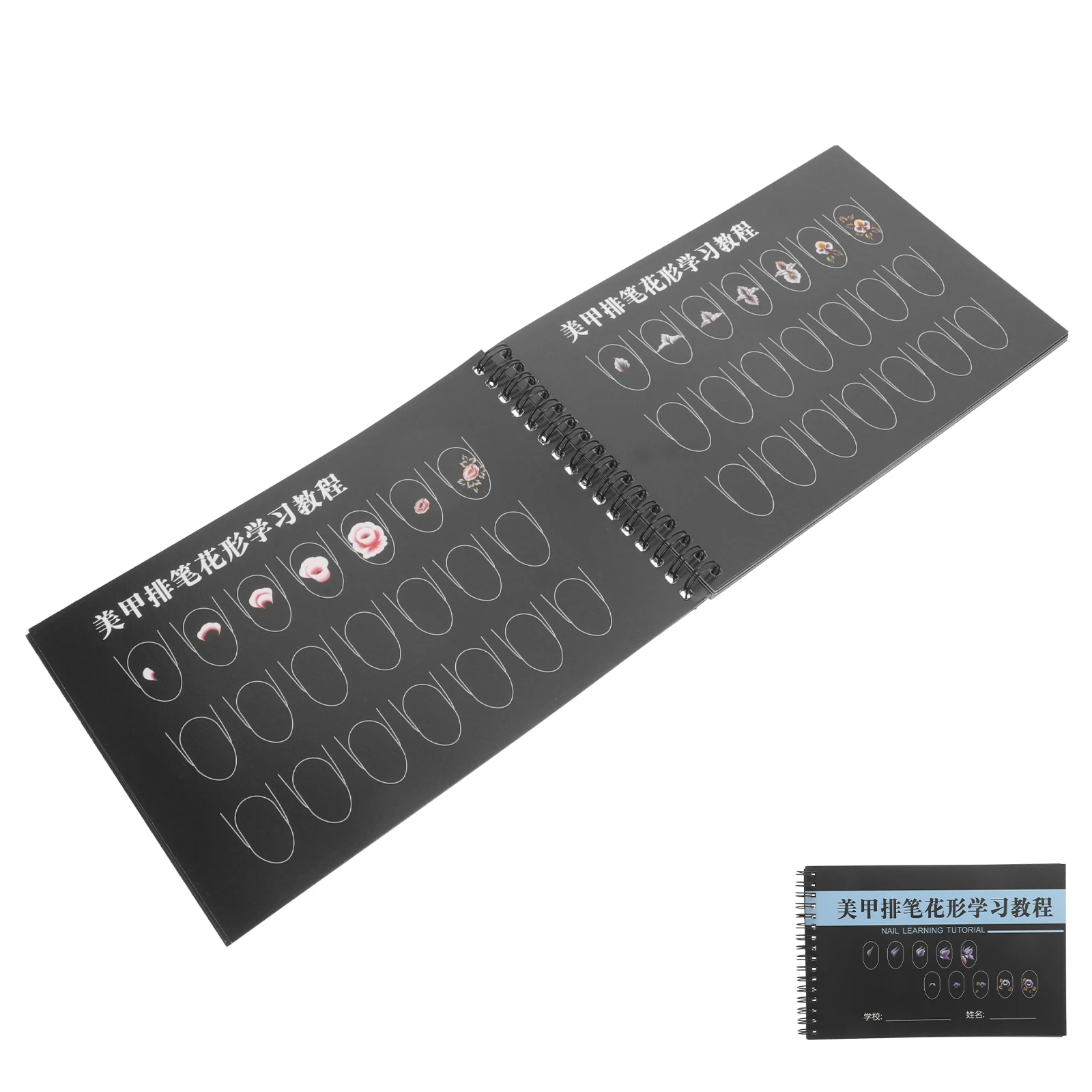 

Art Practice Book Blank Painting Sheets For Manicure Learning Beginner Nail Supplies Kit Nail Technician Tools